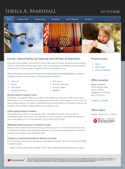Employment and debtors rights lawyers in indianapolis, indiana. Marshall- Sheila A. Attorney - Attorneys in Indianapolis ...
