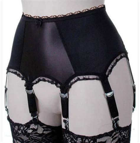 We did not find results for: Satin 6 Strap Garter Belt with Deep Panels in Black or White