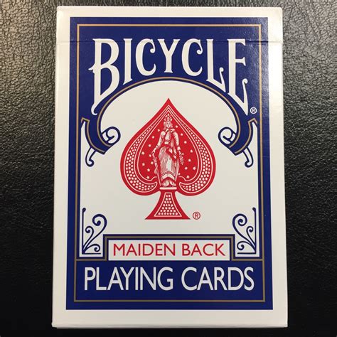You can even create your own! Bicycle Maiden Back Playing Cards Blue