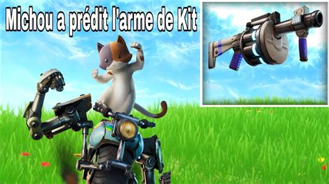 Following in his father's pawprints, kit is the next generation of meowscles who built a mechanical suit for him to ride on. Michou avait prédit l'arme de Kit sur Fortnite !!! - YouTube