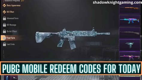 Get upcoming free fire redeem code today new from here and use the free fire redeem code on the garena official website. pubg mobile redeem code » Shadow Knight Gaming