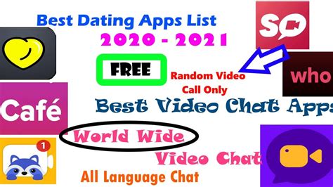 But since sifting through pages and pages of options in your app store is wasting more of your precious time, we did the heavy lifting and rounded up the best dating apps you can download in 2021. free video chat apps 2021 | best free video chat apps ...