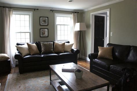 See more ideas about fabric sofa, sofas, sofa. House Tour - Week 1 | Black sofa living room, Leather ...