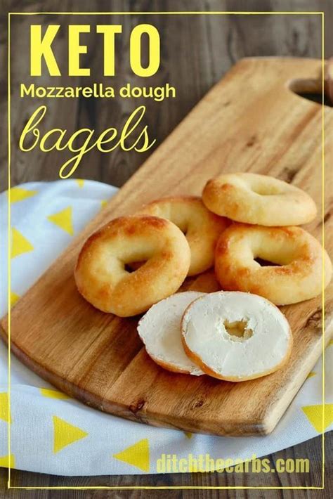 Keto mozzarella sticks are an easy kid friendly low carb snack or appetizer. Keto Mozzarella Dough Bagels | Recipe | Keto bagels, No ...