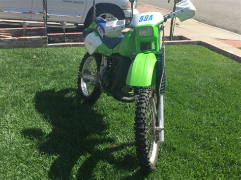 198 cc (12.1 cubic inches). 1987 Kawasaki KDX 200 2-Stroke Motorcycle