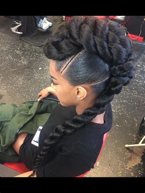 Play with your options for bedazzling your bun to be date night appropriate; Date night hair | Natural hairstyles and Tips | Black ...