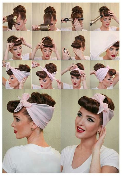 Débutants vous êtes les bienvenus !matériel nécessaire pour coudre : Coiffure avec un foulard ou bandana façon pin up ...