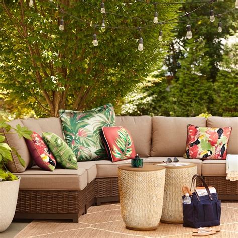 The blue is a nice color. Shop allen + roth Altadena 5-Piece Patio Conversation Set ...