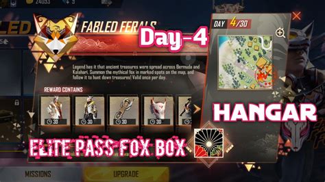 Novo passe de elite de setembro 2020 com desconto, confira as skins. Free Fire Elite Pass Treasure Fox Box Day-4 - YouTube