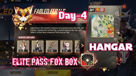 So the new elite pass for the free fire is out. Free Fire Elite Pass Treasure Fox Box Day-4 - YouTube