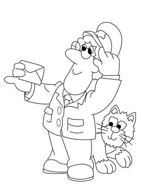 No more trying to figure out what the kids will do indeed, cute sketch drawing and coloring of postman pat is one of the most loved and fun activity by kids. Postman Pat Checking Mail Address Coloring Pages : Bulk ...