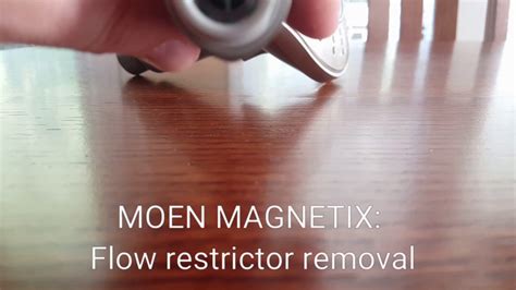 Use needle nose pliers to carefully remove the rubber washer from the top of the aerator. Remove Water Flow Restrictor Moen Kitchen Faucet | Review ...