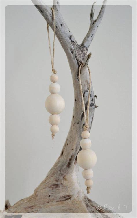 Our christmas decorations are our way of welcoming the day. CLEARANCE 3 x Wood Bead Christmas Bauble Decoration Home ...