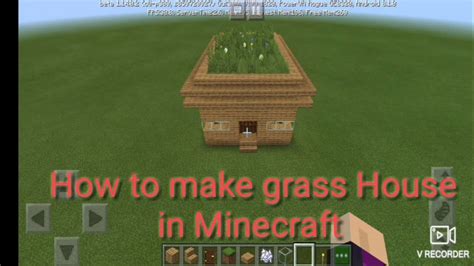 If your map contains no grass blocks, it never will (unless you place them in creative mode, or otherwise hack them pick up the podzol. How to make a grass house in Minecraft pocket edition ...