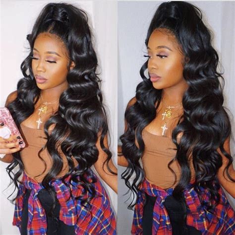 Not surprisingly, wigs made out of synthetic hair called synthetic wig are a lot less expensive than those made with real human short hair wigs are hairstyles where hair doesn't extend to the shoulders. SeleonHair Top Grade Deepwave Hairstyle T PART Front Lace ...