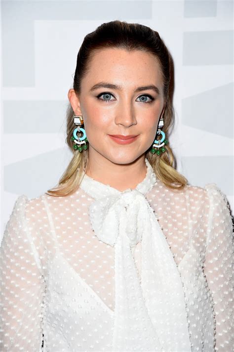The approach changes once she is in new york. SAOIRSE RONAN at Brooklyn Screening at The Museum of ...