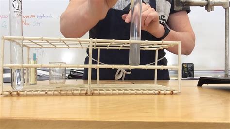 When magnesium oxide reacts with water, which has the chemical formula h2o, the resulting compound is mg(oh)2, or magnesium hydroxide. Hydrochloric Acid and Zinc Lab - YouTube