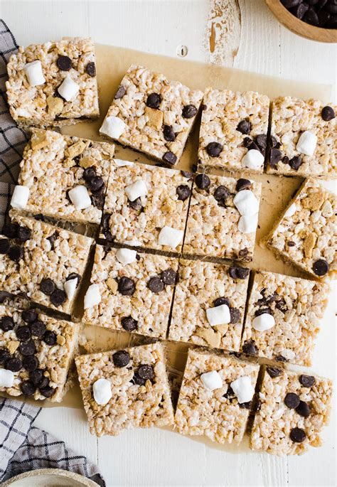 Wonderfully classic without the butter (thanks to some coconut oil!), this simple treat is also gluten. S'mores Rice Krispies Treats (Gluten-Free, Dairy-Free ...