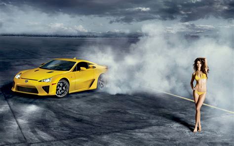 If you do not find the exact resolution you are looking for, then go for a native or higher. Hot Drifting HD Wallpapers