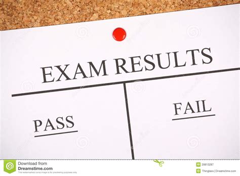 Exam Results Bulletin Board Stock Image - Image of notice, school: 29813287