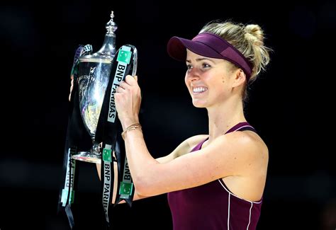 No doubt, the second seed can keep balls in play. Svitolina wins biggest title of her career at WTA Finals