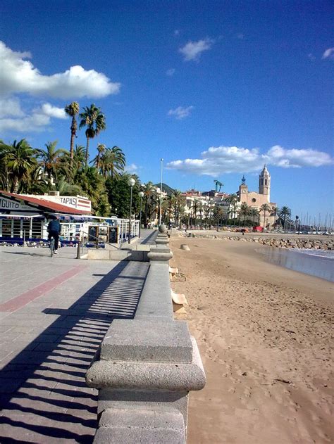 Barcelona's location is just enviable. **Passeig Maritim (beach, promenade, cafes and restaurants ...