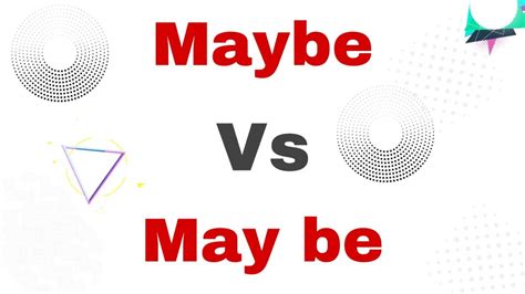 What is the difference between might and may? Difference between Maybe and May be | English Grammar ...