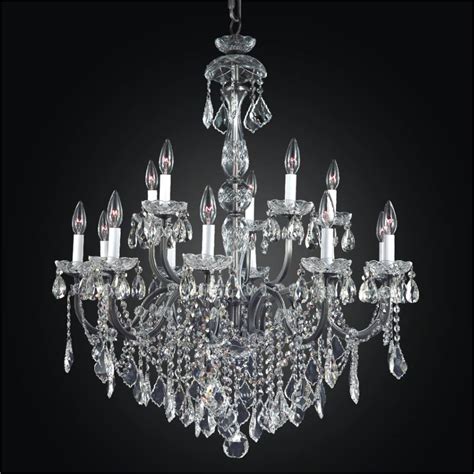 •size:w:26 h:28 body •box size: 15 Lights Wrought Iron Crystal Chandelier in Bronze ...