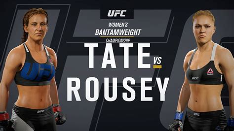 On the subject of attractiveness, who is more attractive? EA SPORTS UFC 2 Gameplay - Ronda Rousey vs Miesha Tate ...