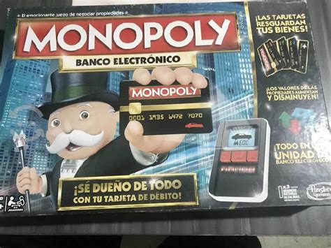 El juego incluye una unidad de banco electrónico. Monopoly clasico juego 【 OFERTAS Abril 】 | Clasf