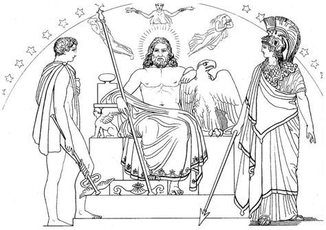 Puede descargar e imprimir las páginas para colorear para niños altar de zeus desde nuestra web. Dibujo para colorear Odisea - Hermes, Zeus y Atenea ...