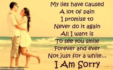 Flirty texts for him & for her. My lies have caused a lot of pain. I promise to never do ...