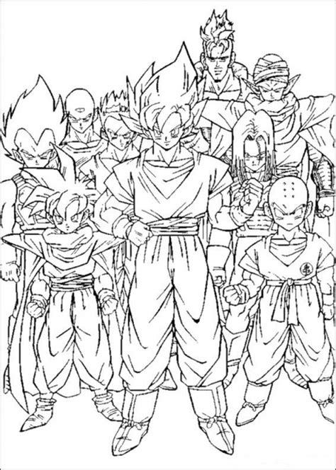 You can print or color them online at getdrawings.com for absolutely free. Get This Printable Dragon Ball Z Coloring Pages 18009