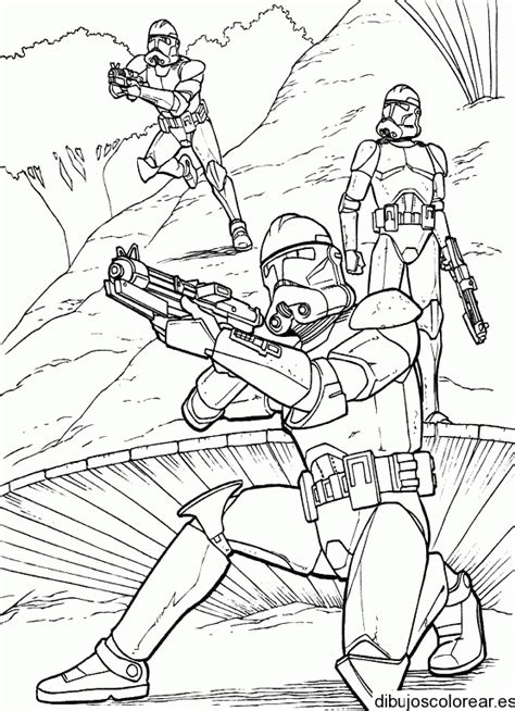 Dibujo de guerreros de Star Wars | Dibujos, Páginas para colorear, Dibujos para colorear