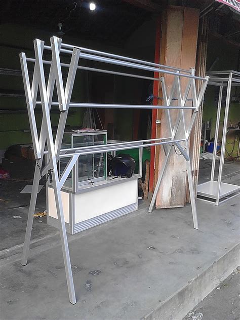 Glory home aluminium rak jemuran baju handuk dinding lipat 120 cm. Daftar Harga Jemuran Aluminium 085695759401 Kediri | Jual ...