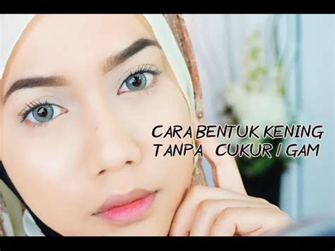 Biar kinclong ketiaknya | shaving armpit hair. cara bentuk kening tanpa cukur/gam - YouTube