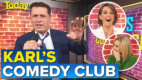 Maybe you would like to learn more about one of these? Karl Stefanovic tries stand-up comedy | Today Show ...