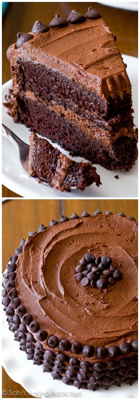 With three rich chocolate sponges and luxurious chocolate buttercream fold in the cooled cocoa. The BEST. Triple Chocolate Layer Cake. The fudgiest ...