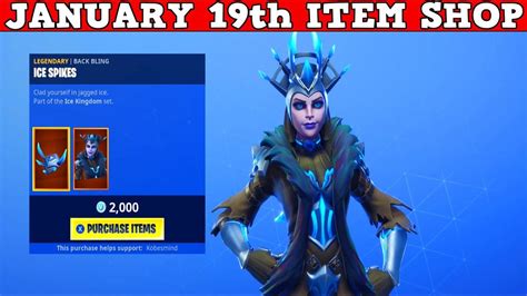 Fortnite fortnite serverwartung ice queen pickaxe styles. Fortnite Item Shop (January 19th) | *NEW* ICE QUEEN ...