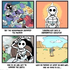 Find the summer read that fits your speed. My life as a skeleton. 9 by Shenanigansen on Newgrounds