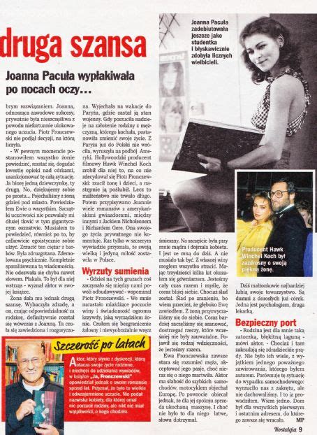 Piotr fronczewski do tej pory nie zdradzał zbyt wiele na temat swojego życia prywatnego. Who is Joanna Pacula dating? Joanna Pacula boyfriend, husband