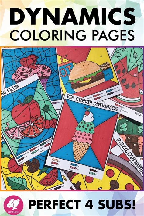 Click on the links below for the free sheet music for the corresponding songs. Color-by-Dynamics Music Coloring Pages | Music Dynamics Worksheets | Food Theme | Music lesson ...