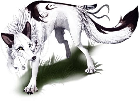 Wolf spirit keito gacha world portrait, male anime character png. Elegant Black And White Wolf Anime Art - wallpaper quotes