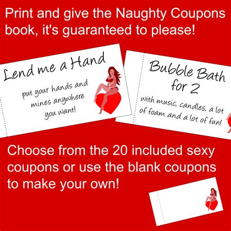 A naughty valentine gift for him is the perfect idea for when you want a bit of special alone time together. Valentine's Day Gift for Him: Sexy Printable Naughty ...