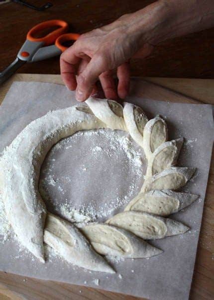 Get the recipe from today we bake. wreath bread | Artisan bread, Bread wreath, Christmas food