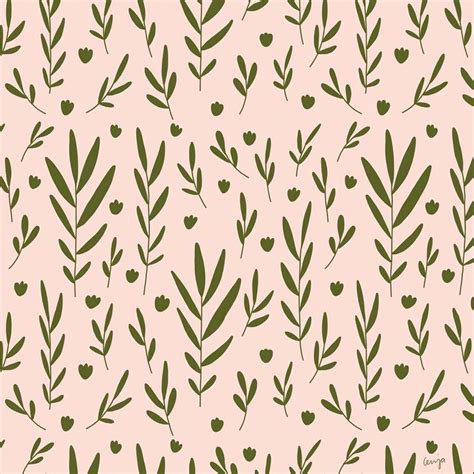 The idea is to bring your handmade botanical drawings to life intro a pattern. Illustrator | Lenja Lorkowski | floral and botanical ...