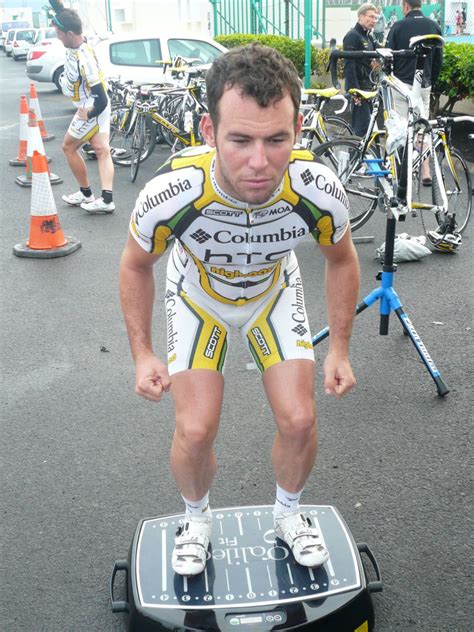 Последние твиты от mark cavendish (@markcavendish). Bild: Mark Cavendish beim Training auf Galileo-Fit