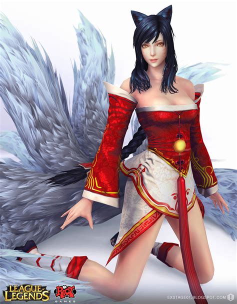 Check out amazing 3d artwork on deviantart. Video Game Art: League of Legends Ahri - 3D, Fantasy ...
