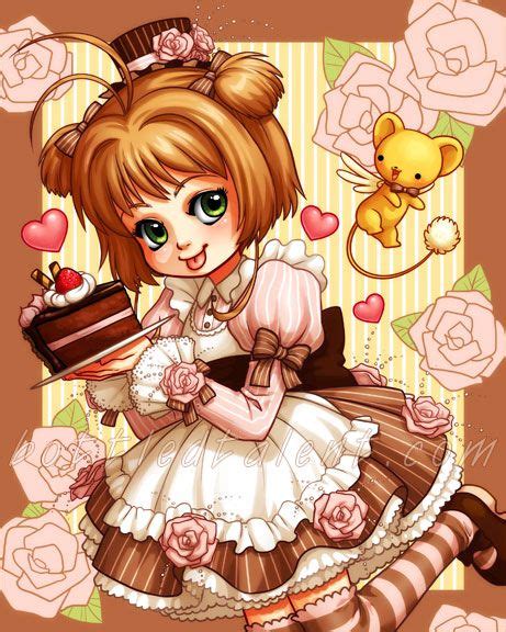 Chocolate drawing kawaii 20 ideas. Chocolate Cake Sakura ~ celesse | Anime chibi, Foodie art, Sakura