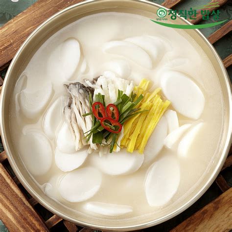 Let's make korean rice cake soup on new year's day! 떡국떡 1kg+1kg 떡국 정직한밥상 떡국 특가 - 옥션